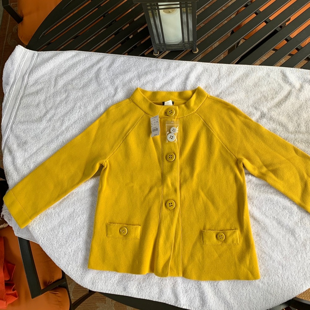J.Crew cotton cardigan NWT